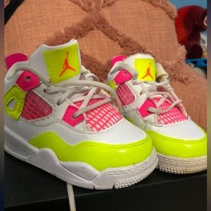 Air Jordan 4 retro TD ‘Lemon Venom’   SOLD